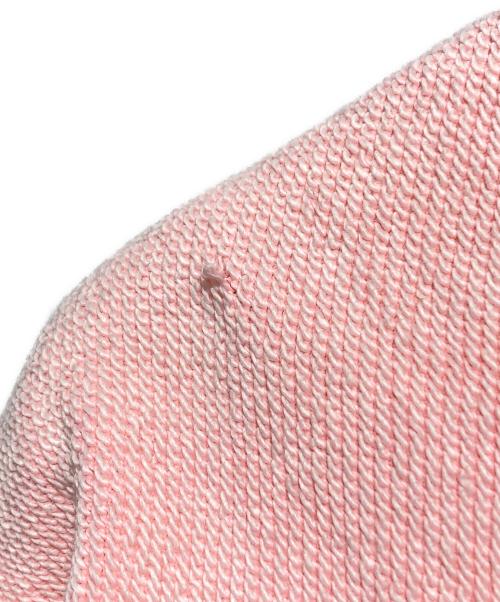 Maison Margiela（メゾンマルジェラ）Maison Margiela (メゾンマルジェラ) インサイドアウトスウェット/Inside-out sweatshirt ピンク サイズ:50の古着・服飾アイテム