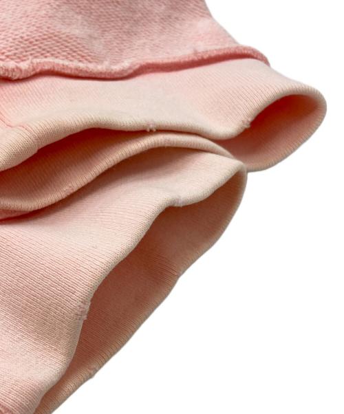 Maison Margiela（メゾンマルジェラ）Maison Margiela (メゾンマルジェラ) インサイドアウトスウェット/Inside-out sweatshirt ピンク サイズ:50の古着・服飾アイテム