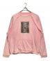 Maison Margiela（メゾンマルジェラ）の古着「インサイドアウトスウェット/Inside-out sweatshirt」｜ピンク
