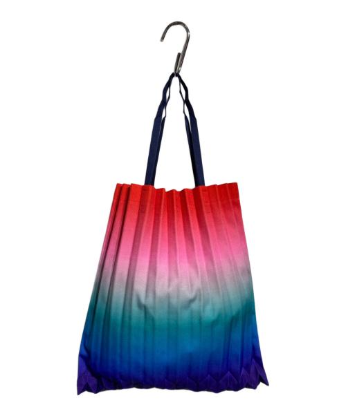 ISSEY MIYAKE（イッセイミヤケ）ISSEY MIYAKE (イッセイミヤケ) プリーツトートバッグ/Pleated Tote Bag マルチカラー サイズ:不明の古着・服飾アイテム