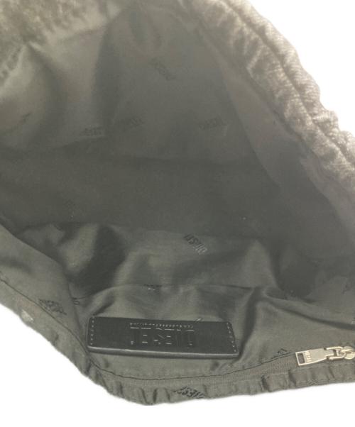 DIESEL（ディーゼル）DIESEL (ディーゼル) CHARM-D デニムショルダーバッグ ブラックの古着・服飾アイテム