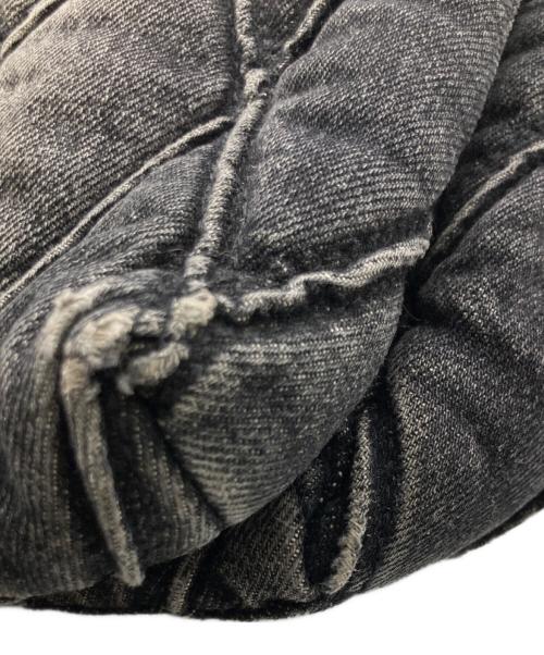 DIESEL（ディーゼル）DIESEL (ディーゼル) CHARM-D デニムショルダーバッグ ブラックの古着・服飾アイテム