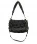 DIESEL (ディーゼル) CHARM-D デニムショルダーバッグ ブラック：35000円