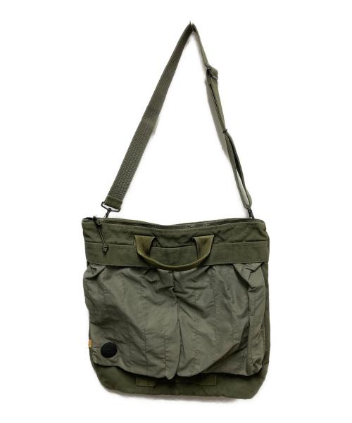 UNION（ユニオン）UNION (ユニオン) POTR (ピー・オー・ティー・アール) 2WAY HELMET BAG カーキ サイズ:Free(実寸参照）の古着・服飾アイテム
