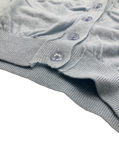 JOHN MASON SMITH（ジョンメイソンスミス）JOHN MASON SMITH (ジョンメイソンスミス) CASHMERE SHORT CARDIGAN スカイブルー サイズ:38の古着・服飾アイテム