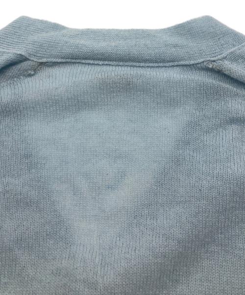 JOHN MASON SMITH（ジョンメイソンスミス）JOHN MASON SMITH (ジョンメイソンスミス) CASHMERE SHORT CARDIGAN スカイブルー サイズ:38の古着・服飾アイテム