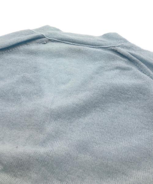 JOHN MASON SMITH（ジョンメイソンスミス）JOHN MASON SMITH (ジョンメイソンスミス) CASHMERE SHORT CARDIGAN スカイブルー サイズ:38の古着・服飾アイテム