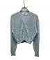 JOHN MASON SMITH（ジョンメイソンスミス）の古着「CASHMERE SHORT CARDIGAN」｜スカイブルー