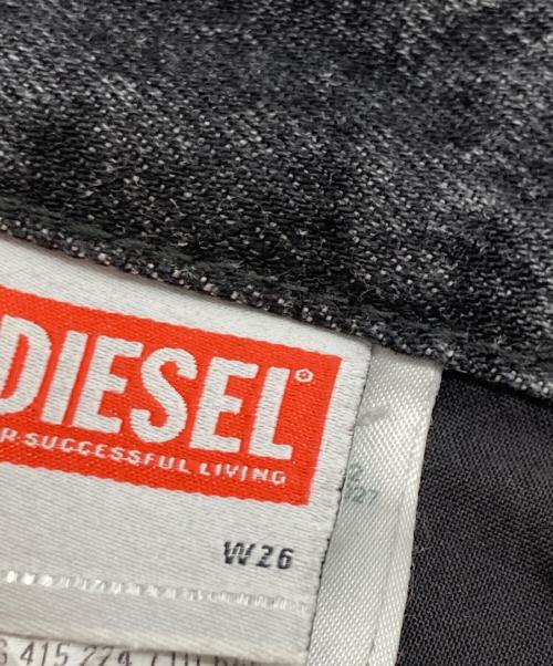 DIESEL（ディーゼル）DIESEL (ディーゼル) 1996 D-SIRE デニムパンツ ブラック サイズ:	SIZE 26の古着・服飾アイテム