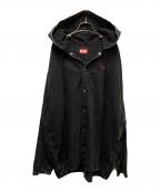 DIESELディーゼル）の古着「D-DEWNY-HOOD フーデットシャツ」｜ブラック