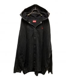 DIESEL（ディーゼル）の古着「D-DEWNY-HOOD フーデットシャツ」｜ブラック