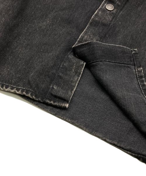 DIESEL（ディーゼル）DIESEL (ディーゼル) D-DEWNY-HOOD フーデットシャツ ブラック サイズ:XLの古着・服飾アイテム