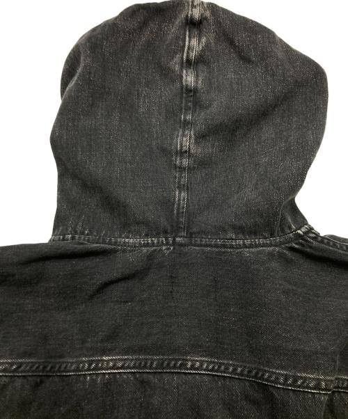 DIESEL（ディーゼル）DIESEL (ディーゼル) D-DEWNY-HOOD フーデットシャツ ブラック サイズ:XLの古着・服飾アイテム