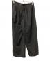 DIAGONAL（ダイアゴナル）の古着「WAIST WIDE TROUSERS」｜ブラック