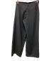 DIAGONAL (ダイアゴナル) WAIST WIDE TROUSERS ブラック サイズ:S：5000円