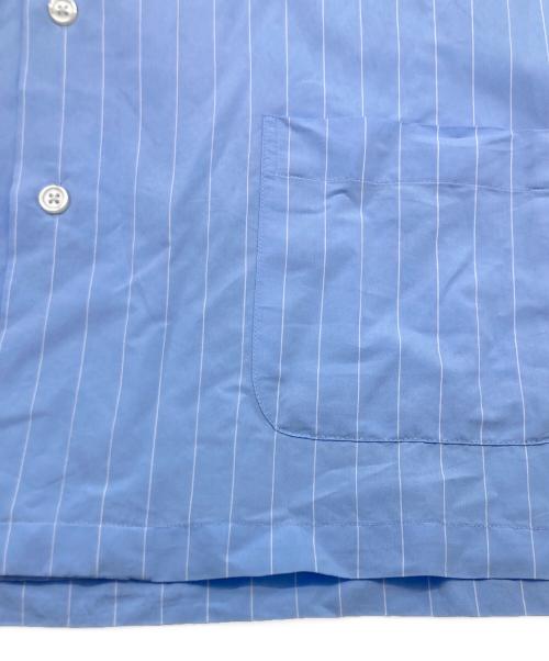 SUPREME（シュプリーム）Supreme (シュプリーム) Stripe S/S Pajama Shirt ブルー サイズ:Mの古着・服飾アイテム