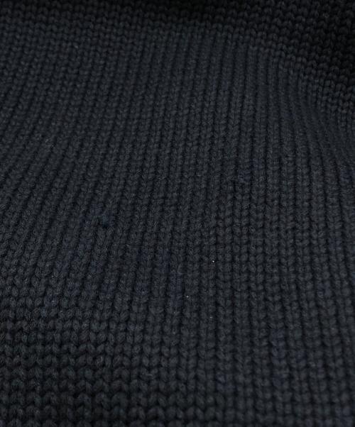 sacai（サカイ）sacai (サカイ) Eric Haze Code Embroidery Knit Blouson/エリック・ヘイズ コード刺繍ニットブルゾン ネイビー サイズ:2の古着・服飾アイテム