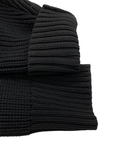 sacai（サカイ）sacai (サカイ) Eric Haze Code Embroidery Knit Blouson/エリック・ヘイズ コード刺繍ニットブルゾン ネイビー サイズ:2の古着・服飾アイテム