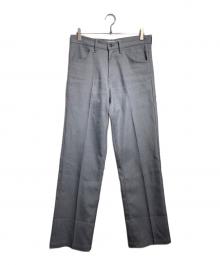 DAIRIKU（ダイリク）の古着「Straight Pressed Pants/ストレートプレスパンツ」｜グレー