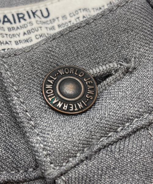 DAIRIKU（ダイリク）DAIRIKU (ダイリク) Straight Pressed Pants/ストレートプレスパンツ グレー サイズ:29の古着・服飾アイテム