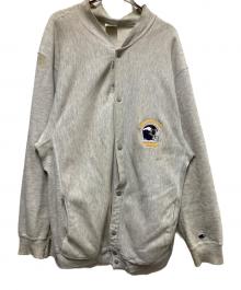 Champion（チャンピオン）の古着「80s リバースウィーブスナップカーディガン」｜グレー