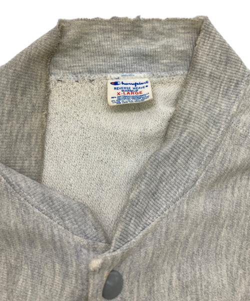 Champion（チャンピオン）Champion (チャンピオン) 80s リバースウィーブスナップカーディガン グレー サイズ:XLの古着・服飾アイテム