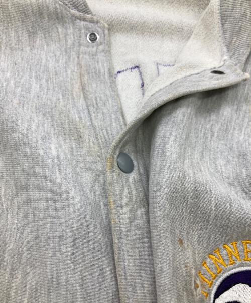 Champion（チャンピオン）Champion (チャンピオン) 80s リバースウィーブスナップカーディガン グレー サイズ:XLの古着・服飾アイテム