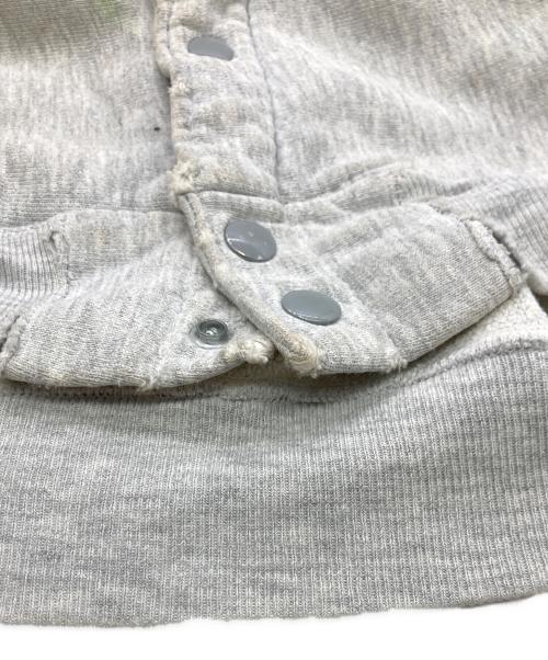 Champion（チャンピオン）Champion (チャンピオン) 80s リバースウィーブスナップカーディガン グレー サイズ:XLの古着・服飾アイテム
