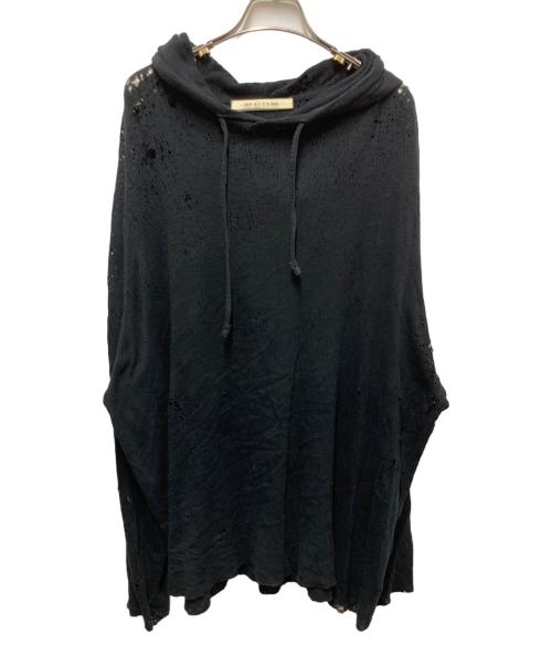 1017 ALYX 9SM（テンセブンティーン アリクス ナインエスエム）1017 ALYX 9SM (テンセブンティーン アリクス ナインエスエム) デストロイパーカー ブラック サイズ:Lの古着・服飾アイテム