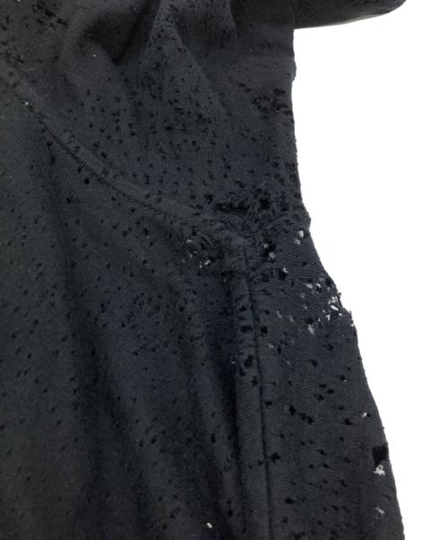 1017 ALYX 9SM（テンセブンティーン アリクス ナインエスエム）1017 ALYX 9SM (テンセブンティーン アリクス ナインエスエム) デストロイパーカー ブラック サイズ:Lの古着・服飾アイテム