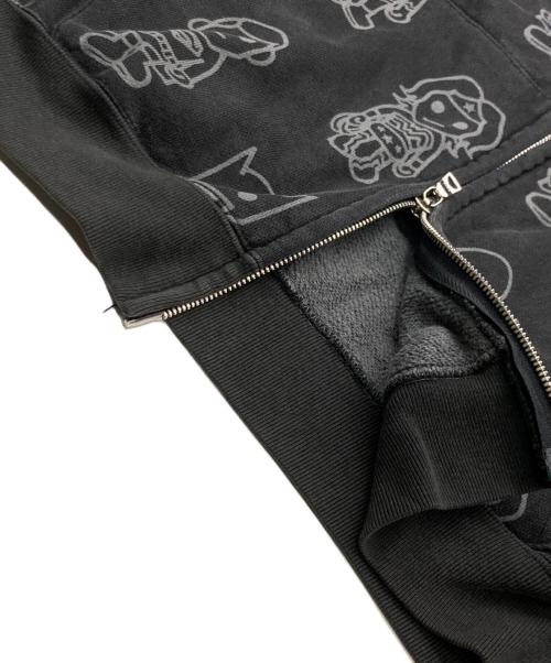A BATHING APE（アベイシングエイプ）A BATHING APE (アベイシングエイプ) DC COMICS (ディーシーコミックス) 耳付ジップアップフーディー ブラック サイズ:Mの古着・服飾アイテム