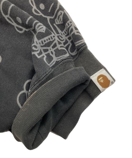 A BATHING APE（アベイシングエイプ）A BATHING APE (アベイシングエイプ) DC COMICS (ディーシーコミックス) 耳付ジップアップフーディー ブラック サイズ:Mの古着・服飾アイテム