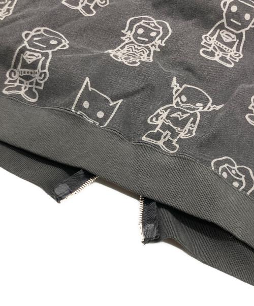 A BATHING APE（アベイシングエイプ）A BATHING APE (アベイシングエイプ) DC COMICS (ディーシーコミックス) 耳付ジップアップフーディー ブラック サイズ:Mの古着・服飾アイテム