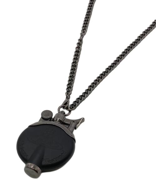 Vivienne Westwood（ヴィヴィアンウエストウッド）Vivienne Westwood (ヴィヴィアンウエストウッド) オーブライターネックレス ブラックの古着・服飾アイテム