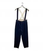 NIGEL CABOURN WOMANナイジェルケーボン ウーマン）の古着「コーデュロイオーバーオール/Corduroy overalls」｜ネイビー