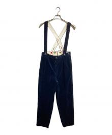 NIGEL CABOURN WOMAN（ナイジェルケーボン ウーマン）の古着「コーデュロイオーバーオール/Corduroy overalls」｜ネイビー