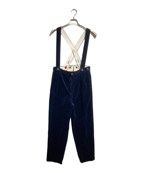 NIGEL CABOURN WOMAN（ナイジェルケーボン ウーマン）NIGEL CABOURN woman (ナイジェルケーボン ウーマン) コーデュロイオーバーオール/Corduroy overalls ネイビー サイズ:8の古着・服飾アイテム