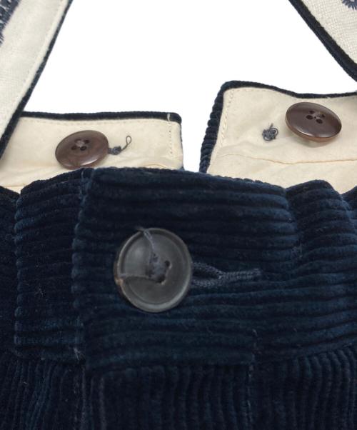 NIGEL CABOURN WOMAN（ナイジェルケーボン ウーマン）NIGEL CABOURN woman (ナイジェルケーボン ウーマン) コーデュロイオーバーオール/Corduroy overalls ネイビー サイズ:8の古着・服飾アイテム