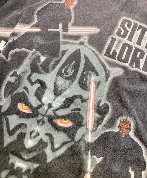 STAR WARS（スターウォーズ）STAR WARS (スターウォーズ) 90S-00S Sith Lord プリントtシャツ ブラック×レッド サイズ:不明(実寸参照）の古着・服飾アイテム