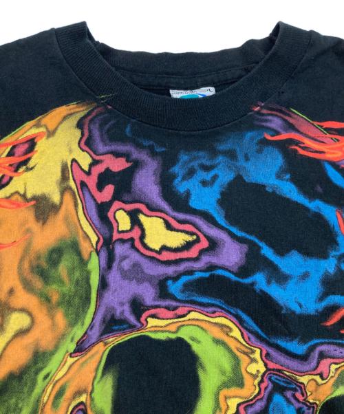 LIQUID BLUE（リキッドブルー）LIQUID BLUE (リキッドブルー) 90S tattooアートスカルTシャツ ブラック サイズ:XXLの古着・服飾アイテム