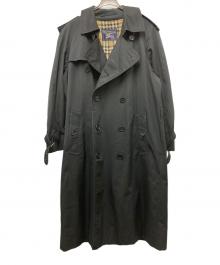 Burberry's（バーバリーズ）の古着「裏地チェックトレンチコート」｜ブラック