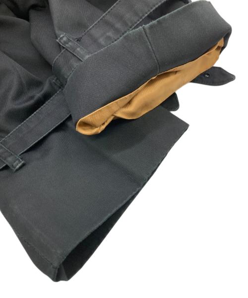 Burberry's（バーバリーズ）Burberry's (バーバリーズ) 裏地チェックトレンチコート ブラック サイズ:	SIZE 44の古着・服飾アイテム