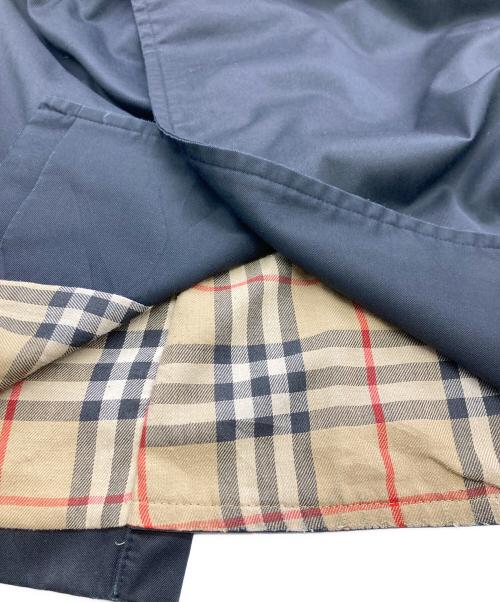 Burberry's（バーバリーズ）Burberry's (バーバリーズ) 裏地チェックトレンチコート ブラック サイズ:	SIZE 44の古着・服飾アイテム