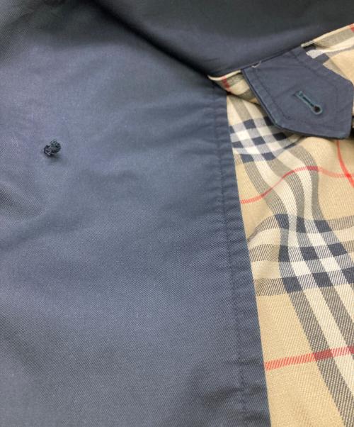 Burberry's（バーバリーズ）Burberry's (バーバリーズ) 裏地チェックトレンチコート ブラック サイズ:	SIZE 44の古着・服飾アイテム