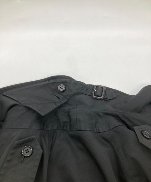 Burberry's（バーバリーズ）Burberry's (バーバリーズ) 裏地チェックトレンチコート ブラック サイズ:	SIZE 44の古着・服飾アイテム