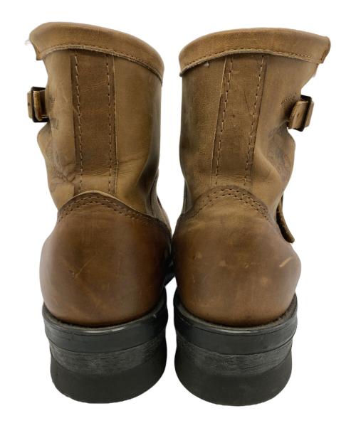 CHIPPEWA（チペワ）CHIPPEWA (チペワ) PT91 ショートエンジニアブーツ ブラウン サイズ:	SIZE 9 1/2(約27.5cm)の古着・服飾アイテム