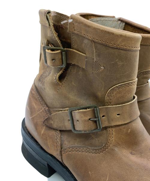 CHIPPEWA（チペワ）CHIPPEWA (チペワ) PT91 ショートエンジニアブーツ ブラウン サイズ:	SIZE 9 1/2(約27.5cm)の古着・服飾アイテム