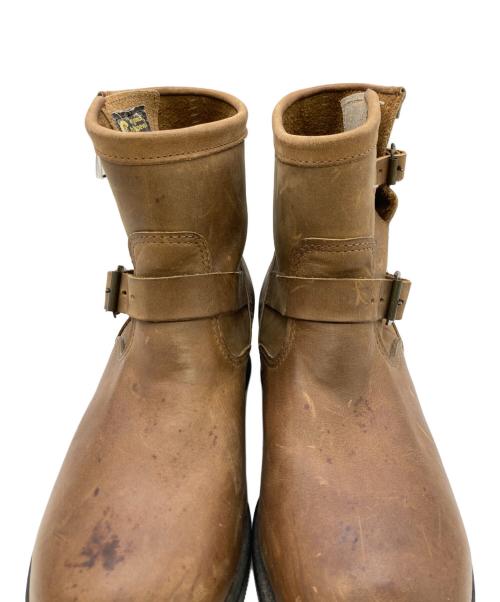 CHIPPEWA（チペワ）CHIPPEWA (チペワ) PT91 ショートエンジニアブーツ ブラウン サイズ:	SIZE 9 1/2(約27.5cm)の古着・服飾アイテム