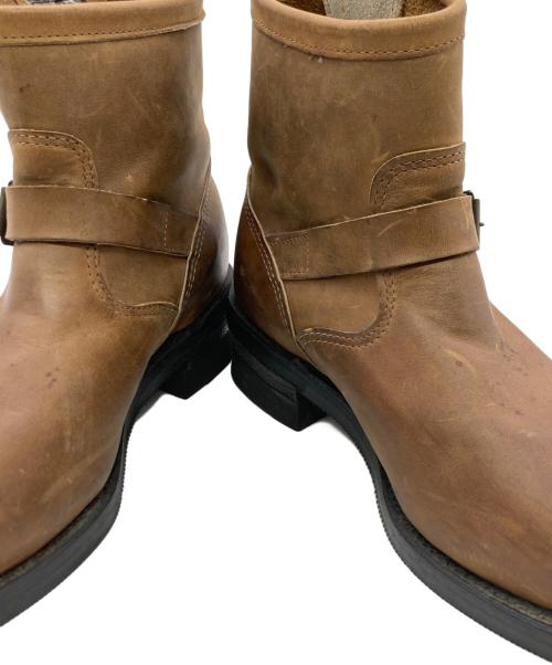 CHIPPEWA（チペワ）CHIPPEWA (チペワ) PT91 ショートエンジニアブーツ ブラウン サイズ:	SIZE 9 1/2(約27.5cm)の古着・服飾アイテム