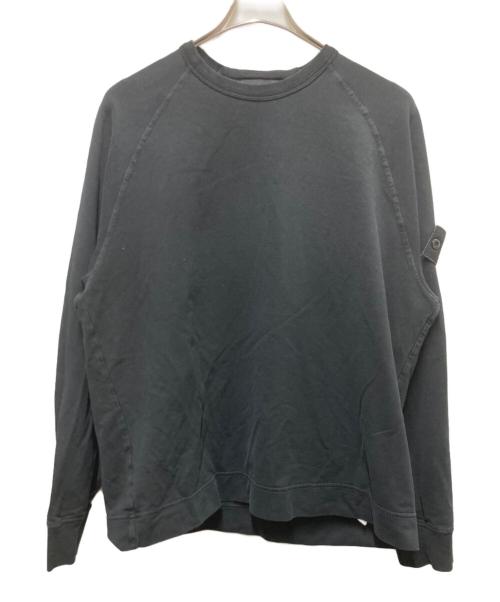 STONE ISLAND（ストーンアイランド）STONE ISLAND (ストーンアイランド) ワッペンスウェット ブラック サイズ:Lの古着・服飾アイテム